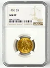 Preview image for 1902 US $5 Liberty Head Gold Coin NGC 