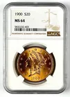  Preview image for 1900 US $20 Liberty Head Gold Coin NGC 