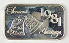  Preview image for 1981 Seasons Greetings 1 oz .999 Fine 