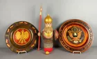  Preview image for Group of 2 Vintage Polish Folk Art Wood 