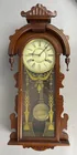  Preview image for Korean Vintage Wood Wind-Up Wall Clock 