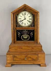  Preview image for Vintage Oak Wind-Up Mantle Clock with 