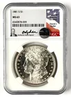  Preview image for 1881 S US Morgan Silver Dollar NGC MS63 