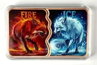  Preview image for SUPER COOL Colorized Fire and Ice Foxes 