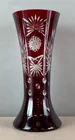  Preview image for Vintage Cranberry Cut To Clear Glass 