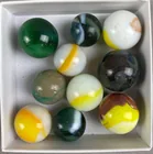  Preview image for Group of 10 Peltier Rainbo Glass Marble 