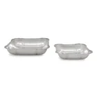  Preview image for Two Continental Silver Lobed Square 