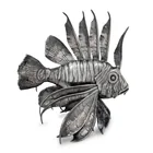  Preview image for A Buccellati Silver Lionfish Table 