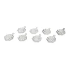  Preview image for A Group of Eight Baccarat Leaf Form Nut 