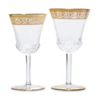  Preview image for A Saint-Louis Gilt Decorated Cut Glass 
