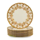  Preview image for A Set of Ten Royal Doulton Gilt 