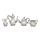  Preview image for A Victorian Silver Four-Piece Tea and 