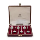  Preview image for A Cased Set of Six English Silver Coffee 