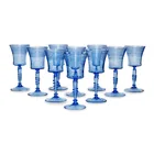  Preview image for A Set of Ten Steuben Threaded Glass Wine 
