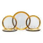  Preview image for A Set of Six Annieglass Parcel-Gilt 
