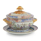  Preview image for A Chinese Export Porcelain Tureen and 