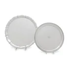  Preview image for Two American Silver Serving Trays 