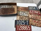  Preview image for Lot# 1052 - Early License Plates 