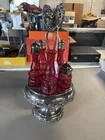  Preview image for Lot# 1212 - Cranberry Glass Canister Set 