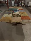  Preview image for Lot# 4568 - 3 8ft Padded Wooden Benches 