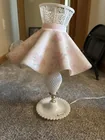  Preview image for Lot# 4581 - Milk Glass Hobnail Lamp 