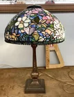  Preview image for Lot# 25 - 24" table lamp with leaded gla 