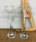  Preview image for Lot# 45 - Pair of glass lily vases 