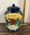  Preview image for Lot# 58 - Ceramic biscotti jar 