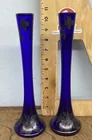  Preview image for Lot# 85 - Pair of cobalt blue glass vase 