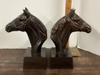  Preview image for Lot# 108 - Pair of horse head book ends 