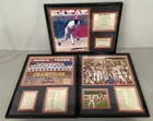  Preview image for Lot# 205b - 3 St. Louis Cardinals framed 