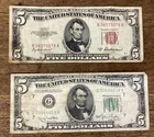  Preview image for Lot# 261 - 1950 red seal and 1953 A $5 U 