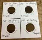  Preview image for Lot# 391 - 4 UK farthing coins 
