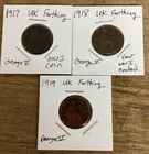  Preview image for Lot# 421 - 3 UK farthing coins 