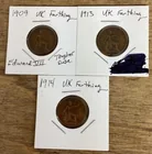  Preview image for Lot# 431 - 3 UK farthing coins 