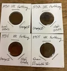  Preview image for Lot# 461 - 4 UK farthing coins 