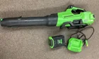  Preview image for Lot# 62 - Greenworks 60V leaf blower w/c 