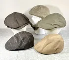  Preview image for Lot# 70 - 5 men's newsboy caps --Stetson 
