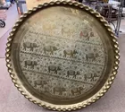  Preview image for Lot# 172 - 38" round brass tray 