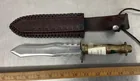  Preview image for Lot# 174 - Fixed blade knife with tooled 