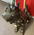  Preview image for Lot# 242 - Bronze temple guardian beast  