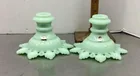  Preview image for Lot# 404 - Westmoreland jadeite candleho 