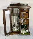  Preview image for Lot# 450 - Homemade pine jewelry chest a 