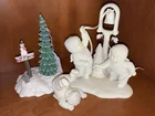  Preview image for Dept 56 Snowbabies figurines and sign 