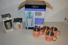  Preview image for Lot# 5b - Copper Mugs, Coffee Pot Cockta 