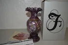  Preview image for Lot# 89a - Fenton Violet Rib Optic Vase 