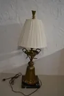  Preview image for Lot# 64 - Brass Lamp on Marble Base 