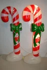  Preview image for Lot# 80 - Pair of 41 Candy Cane Blow Mol 