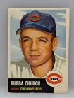  Preview image for Lot# 7v - 1953 Topps #47 - Bubba Church  