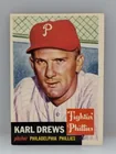  Preview image for Lot# 11v - 1953 Topps #59 - Karl Drews " 